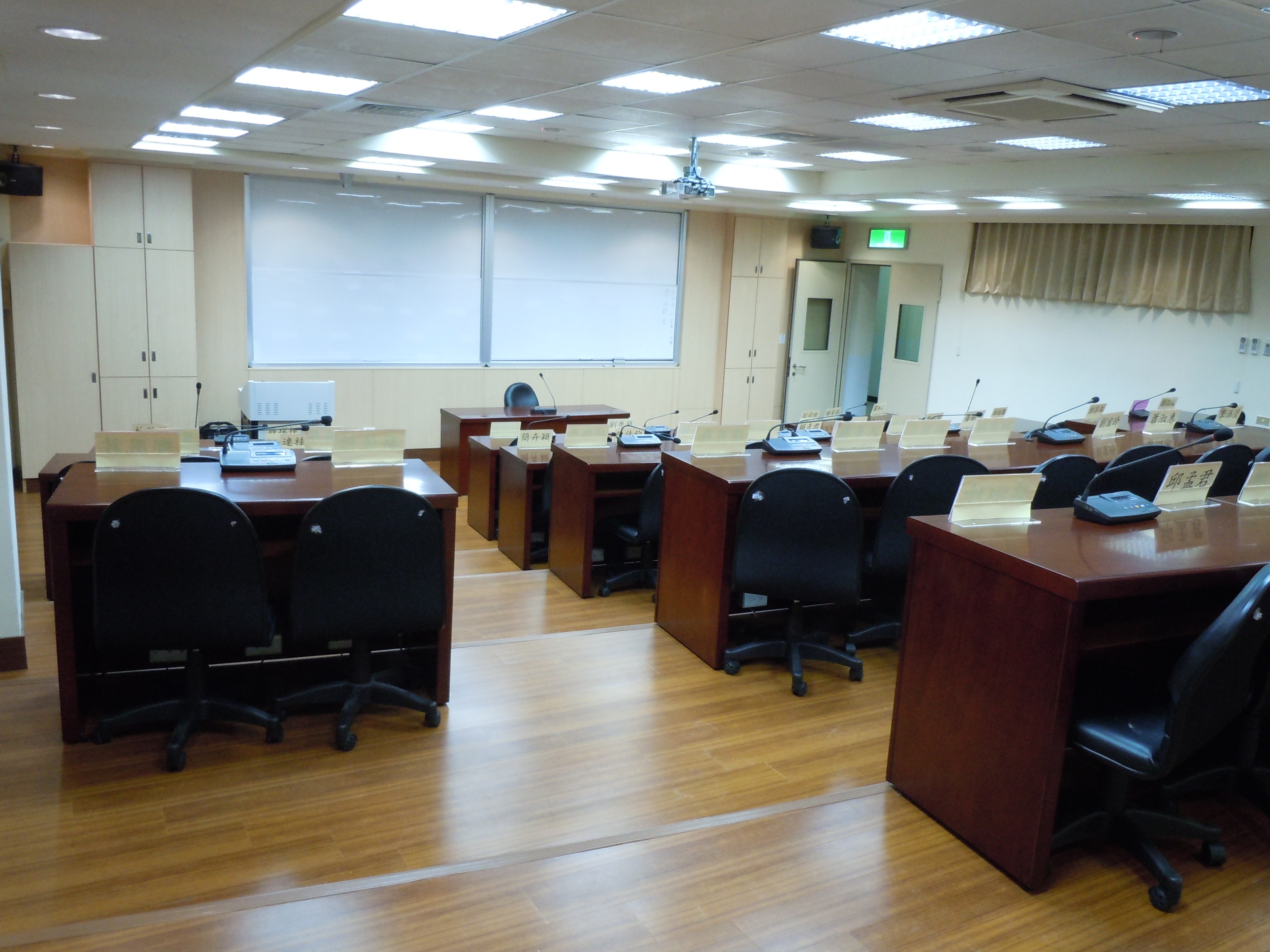 個案教學情境教室內部空間及教學設備